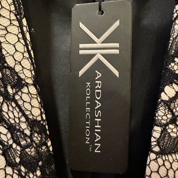 Kardashian Kollection Blazer Beige Black nwt excellent quality - Picture 2 of 15